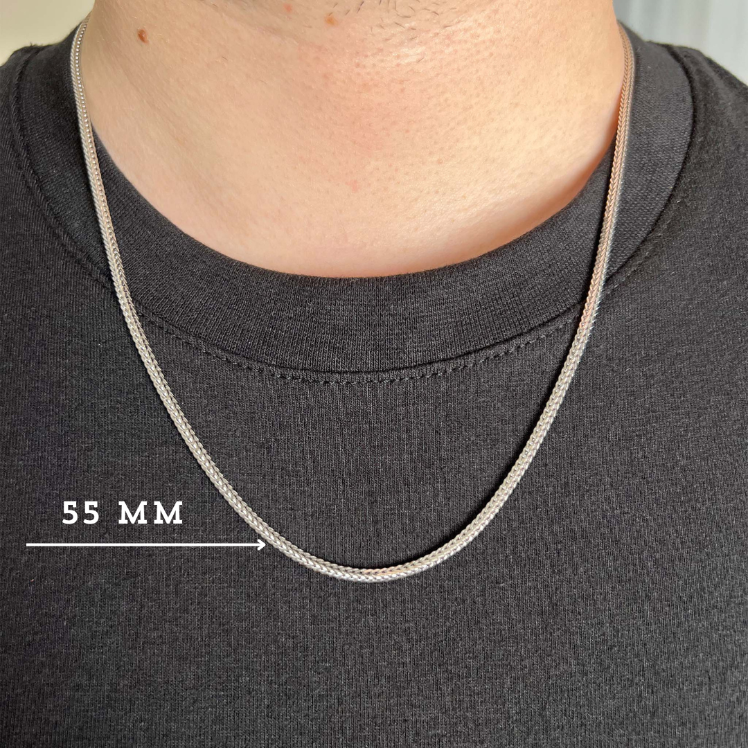 Aquarius Zodiac Necklace – Sterling Silver Medallion Pendant