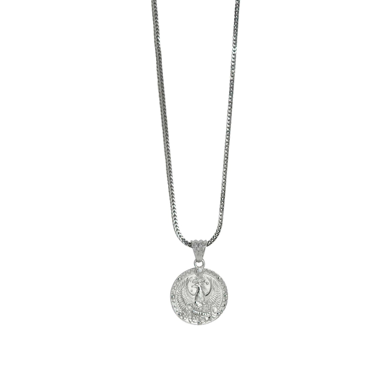 Scorpio Zodiac Necklace – Sterling Silver Medallion Pendant