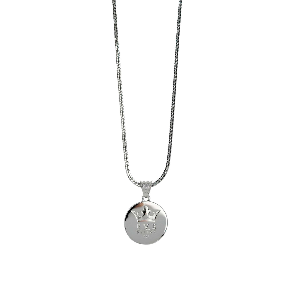 Aquarius Zodiac Necklace – Sterling Silver Medallion Pendant