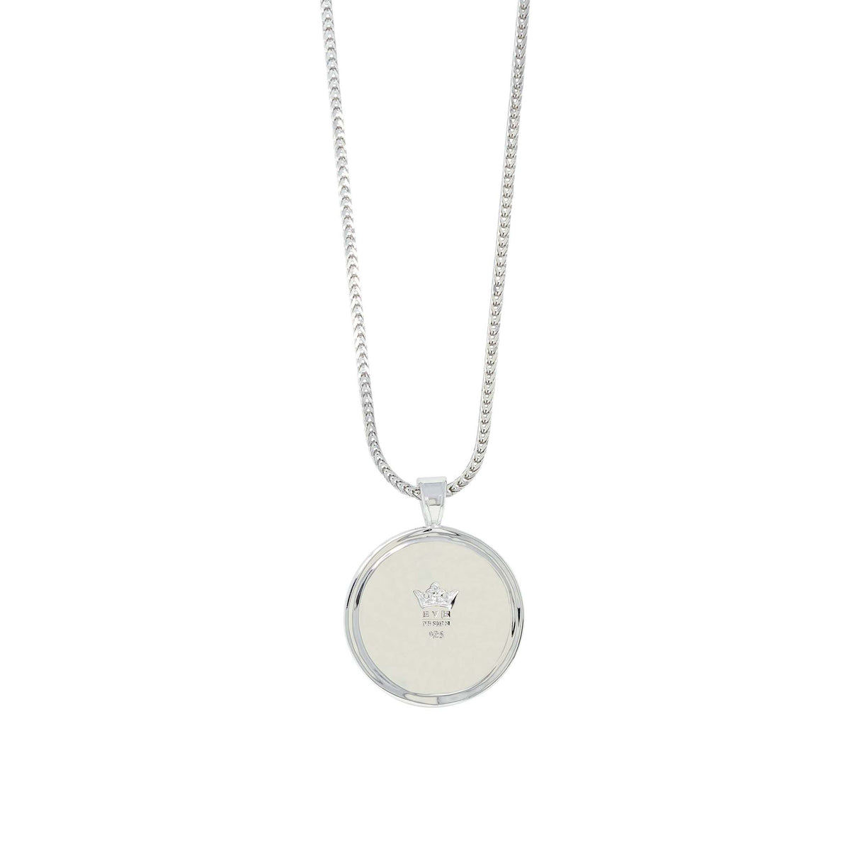 Lion necklace sterling silver rhodium plated