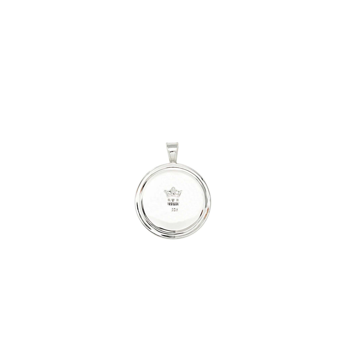 Lion pendant 925 sterling silver plated with rhodium and 14k gold