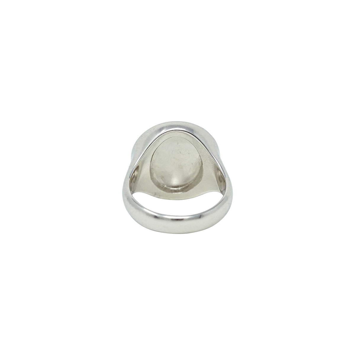 👑 Lion Signet Ring Rhodium Plating – Symbol of Power