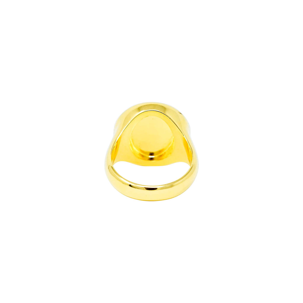 Lion Signet Ring Brass – Symbol of Power