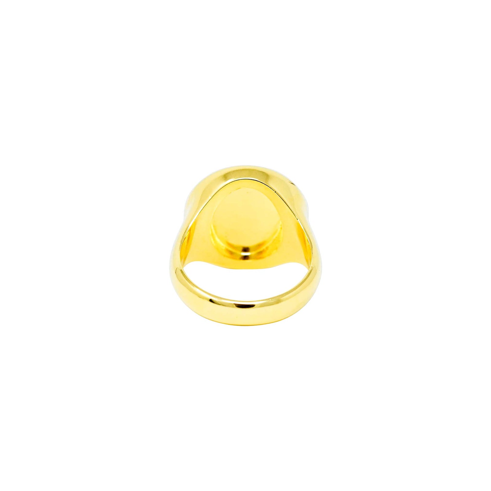 Lion Signet Ring Brass – Symbol of Power